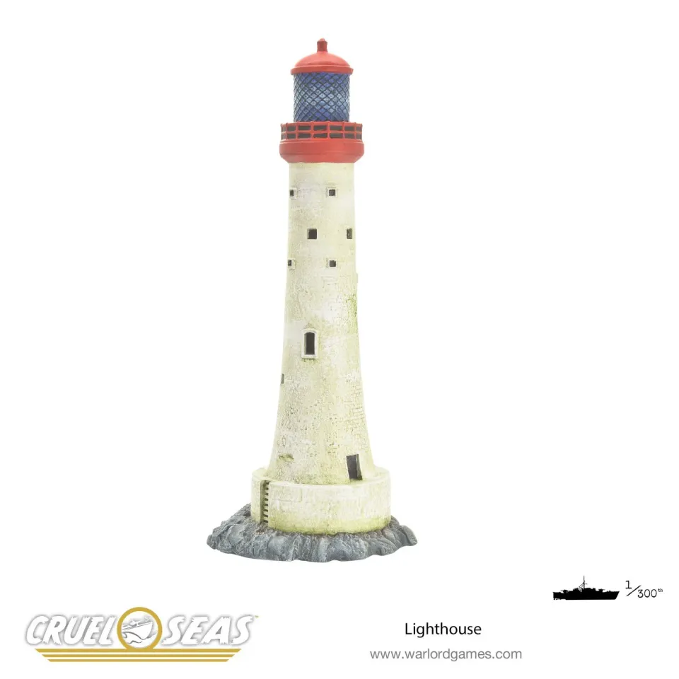 Bolt Action Cruel Seas Phare décor résine WWII
