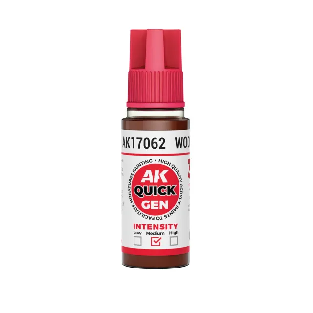 AK Interactive Quick Gen Wood peinture marron 18 ml