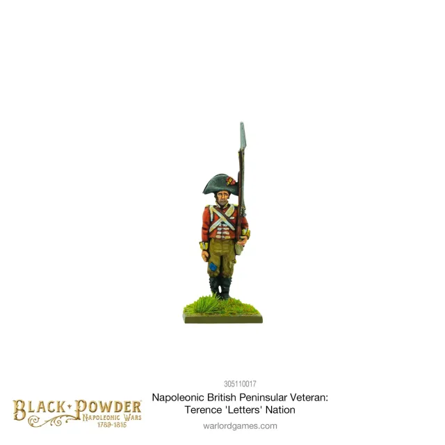Bolt Action Black Powder Terence Letters Nation figurine résine