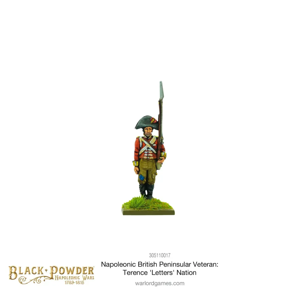 Bolt Action Black Powder Terence Letters Nation figurine résine