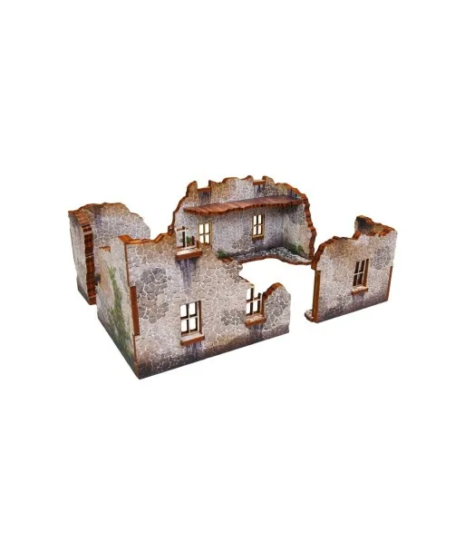 Des Tranchées Aux Barricades maison française décor 28mm prépeint