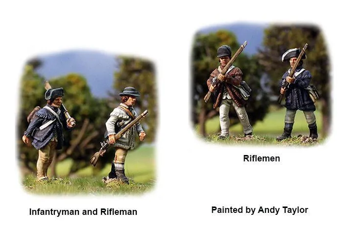 Perry Miniatures American War of Independence Continental Infantry 1776-1783 figurines plastique