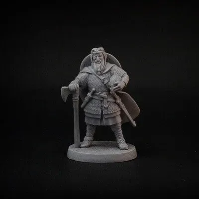 Brother Vinni Viking Captain figurine résine 28mm chef