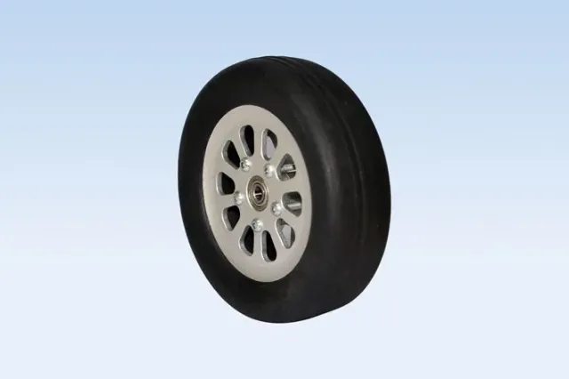 Black Horse Model Rubber Wheel/Hub 100mm roue caoutchouc