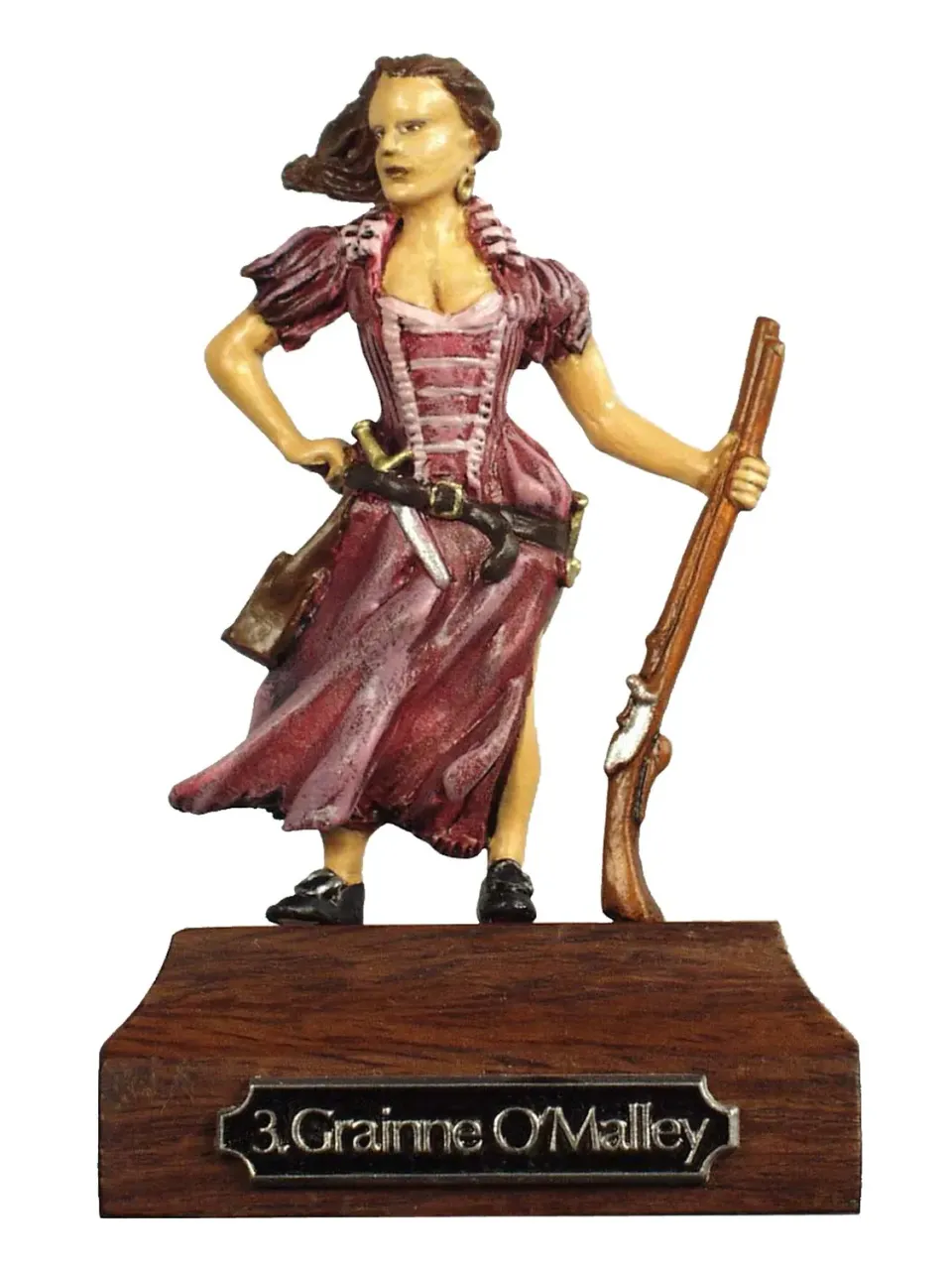 Prince August IHP03 Grainne O'Malley statue figurine métal 54 mm peinte à la main