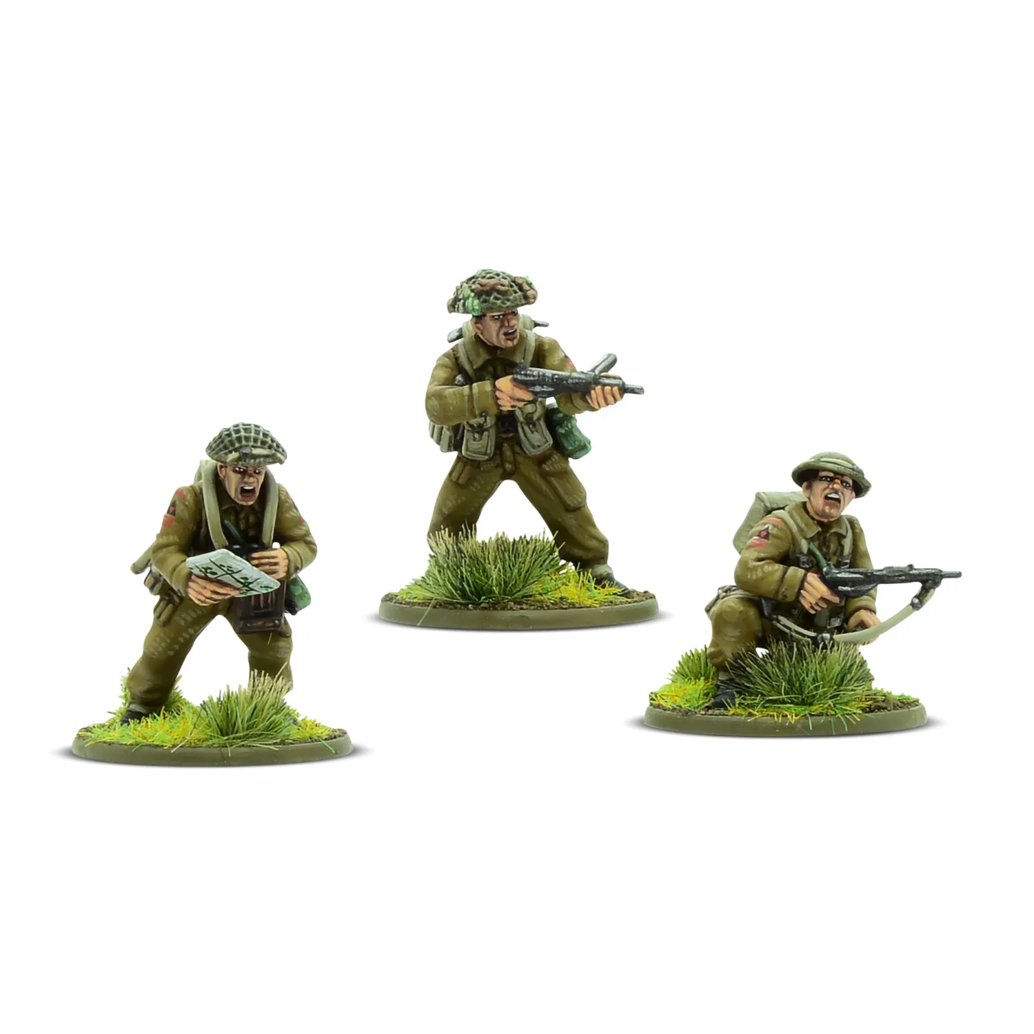 Bolt Action British & Canadian Recce Infantry Platoon figurines + Kangaroo