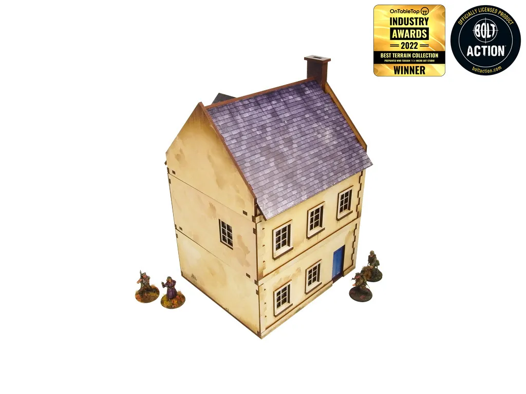 Micro Art Studio Maison de ville coquette décor 28mm