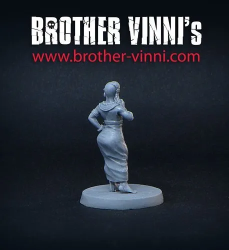 Brother Vinni Egyptian Woman figurine résine 28mm historique