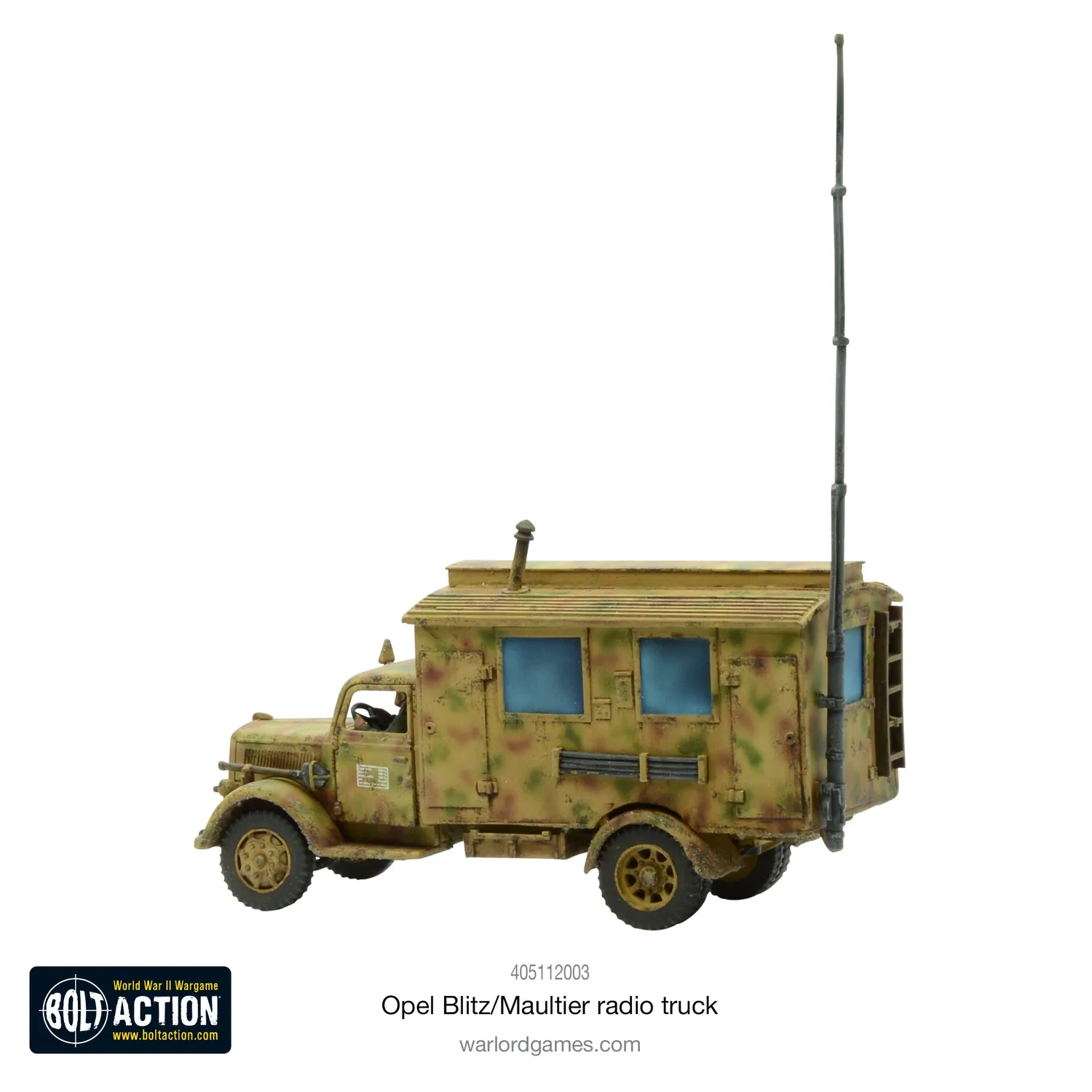 Warlord Games Bolt Action Opel Blitz Maultier camion radio 28mm