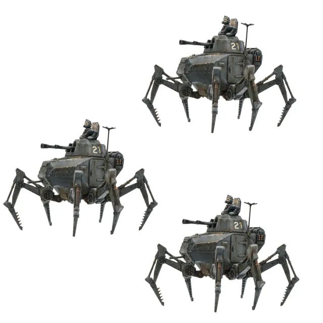 Bolt Action Konflikt ’47 Vogelspinne Squadron marcheurs 3 plastique