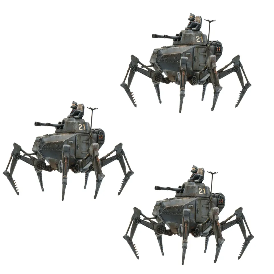 Bolt Action Konflikt ’47 Vogelspinne Squadron marcheurs 3 plastique