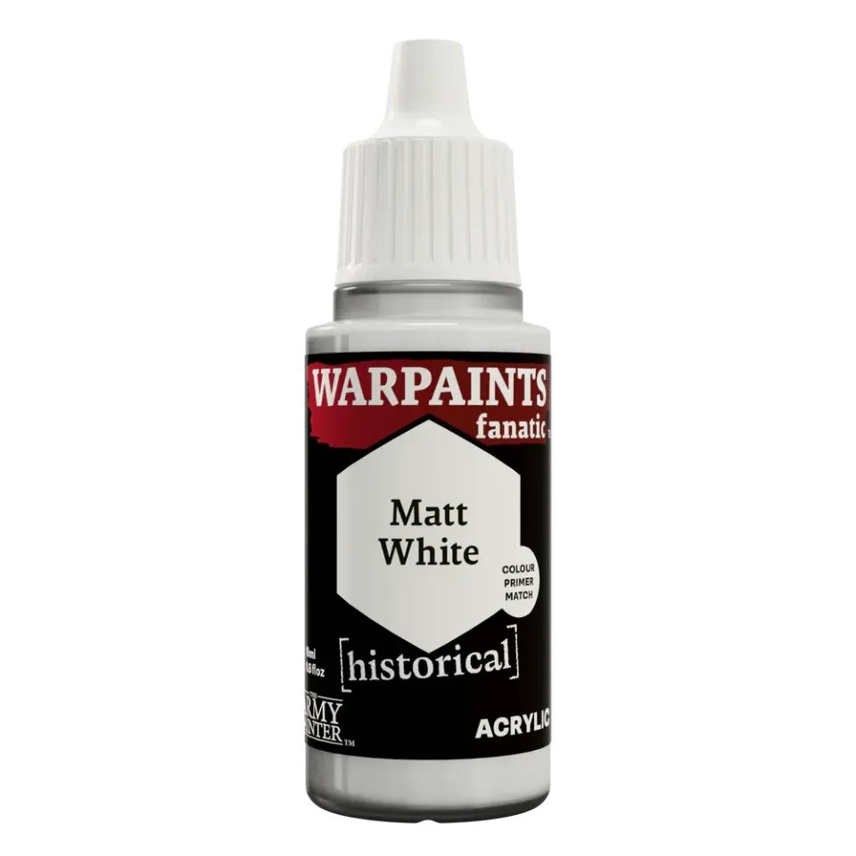 Bolt Action Warpaints Historical Matt White peinture acrylique blanc mat