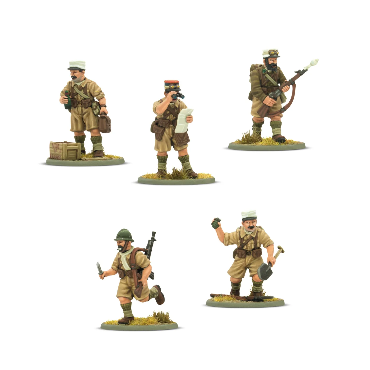 Bolt Action French Foreign Legion Platoon figurines infanterie