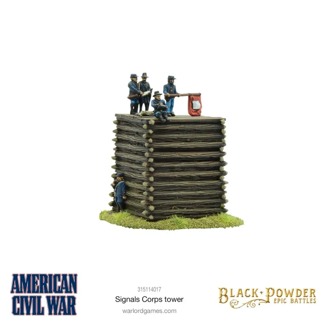Black Powder Epic Battles tour signal ACW résine