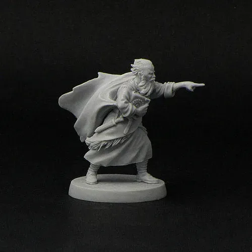Brother Vinni Saint Brendan figurine résine 28mm SAGA