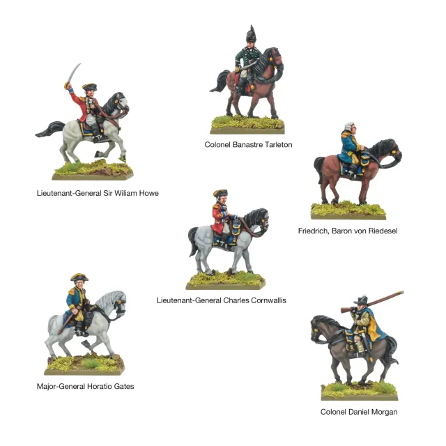 Black Powder Revolution Commanders coffret figurines résine