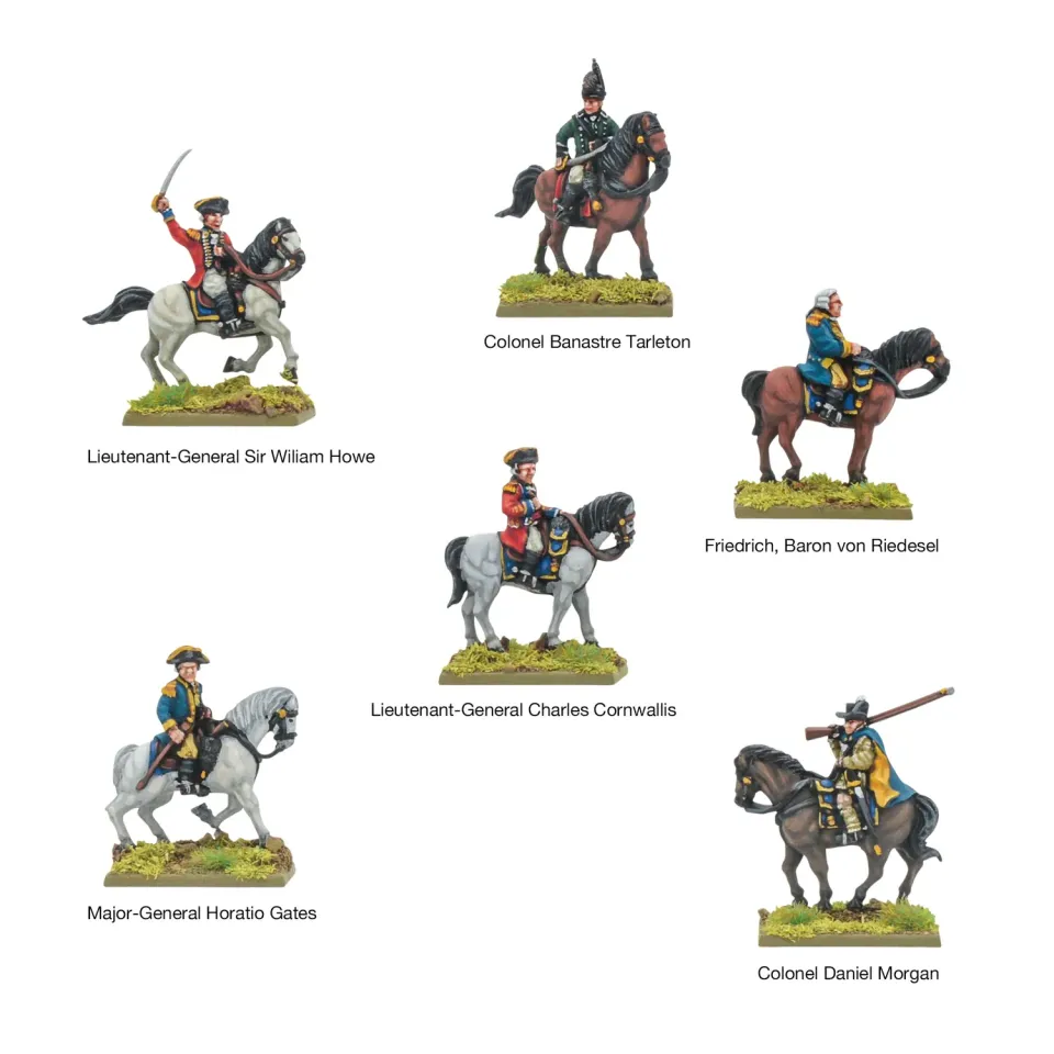 Black Powder Revolution Commanders coffret figurines résine