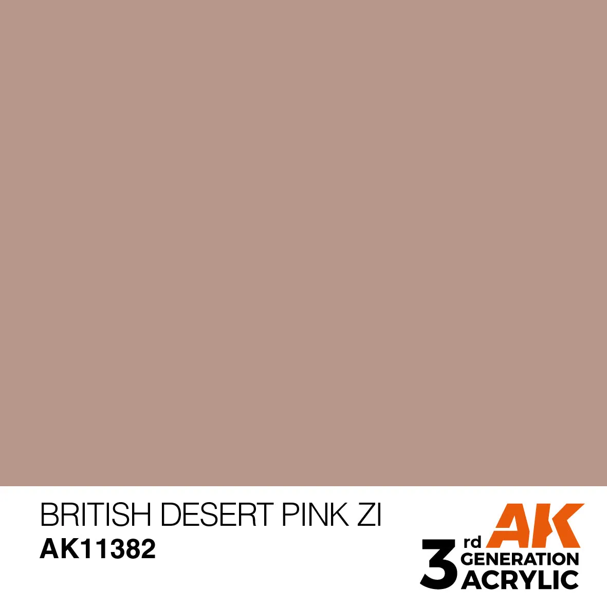 AK Interactive 3Gen British Desert Pink ZI peinture 17 ml
