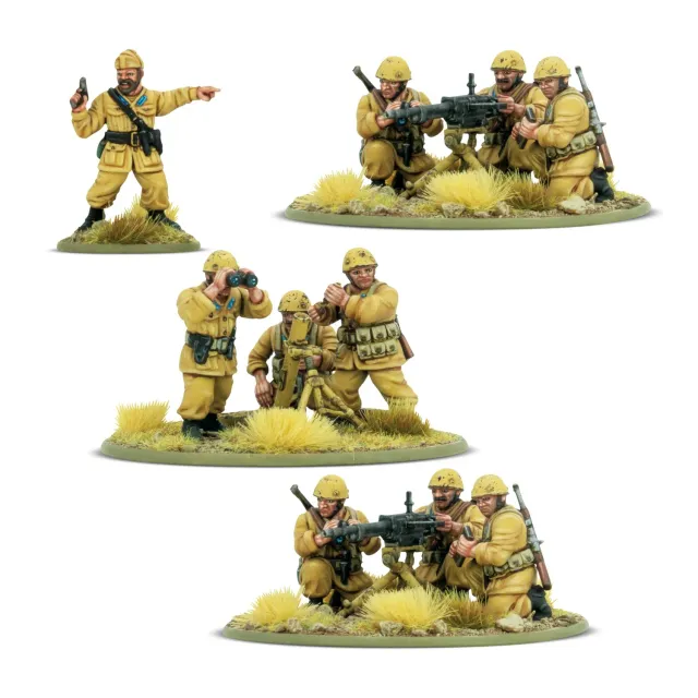 Bolt Action Paracadutisti Heavy Weapons Platoon figurines italiennes