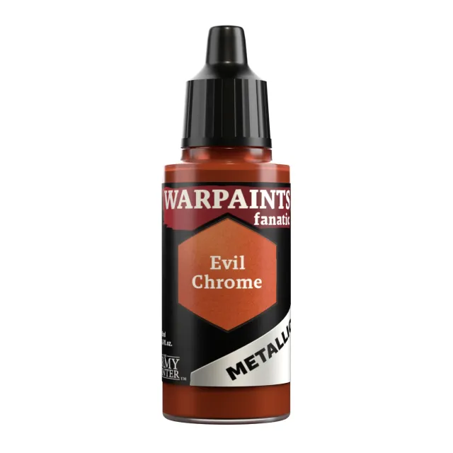 Bolt Action Warpaints Fanatic Metallic Evil Chrome peinture acrylique 18 ml