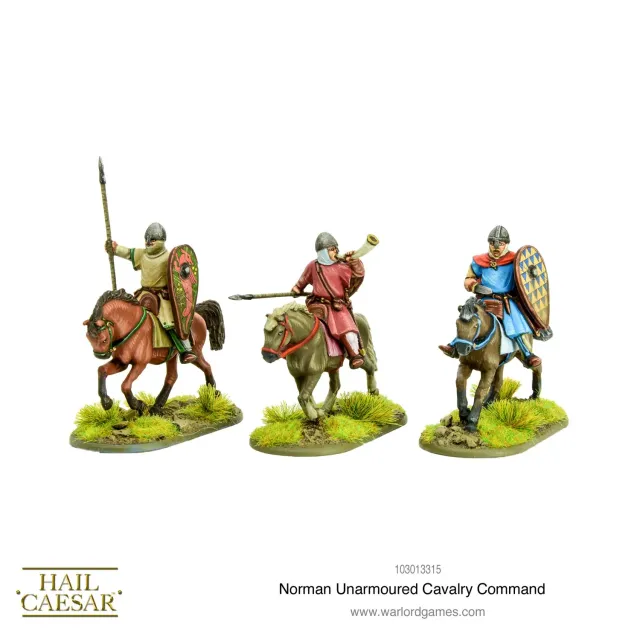 Bolt Action Hail Caesar Norman Unarmoured Cavalry Command cavalerie métal