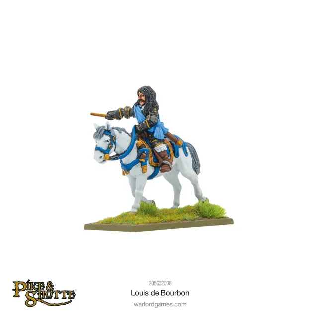 Pike & Shotte Louis de Bourbon figurine de cavalerie métal