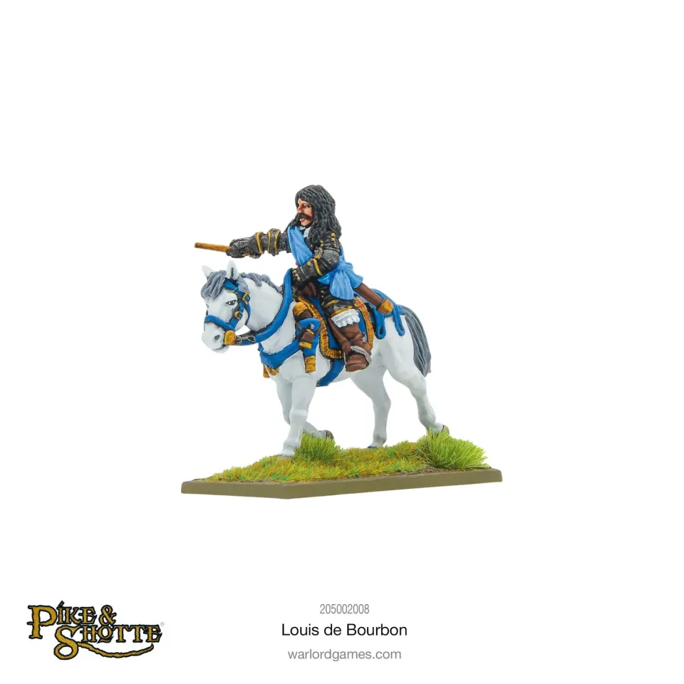 Pike & Shotte Louis de Bourbon figurine de cavalerie métal