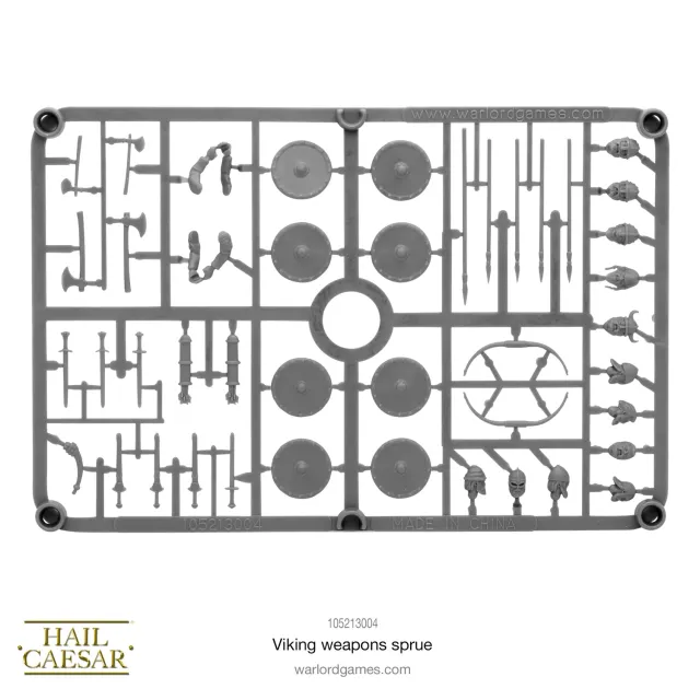 Bolt Action Pike & Shotte Viking Weapon Frame grappe plastique