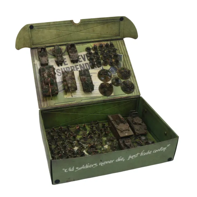 Des Tranchées aux Barricades Bolt Action boîte rangement 2 plaques aimantées