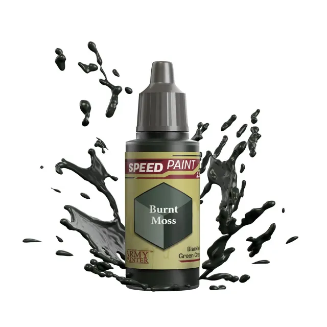 Army Painter Speedpaint Burnt Moss peinture figurine vert mousse