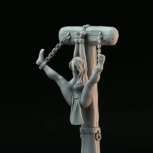 Brother Vinni esclave au pilori figurine résine 28mm