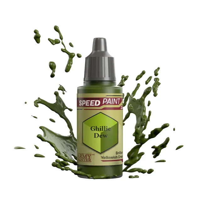 Bolt Action Speedpaint Ghillie Dew peinture verte unie