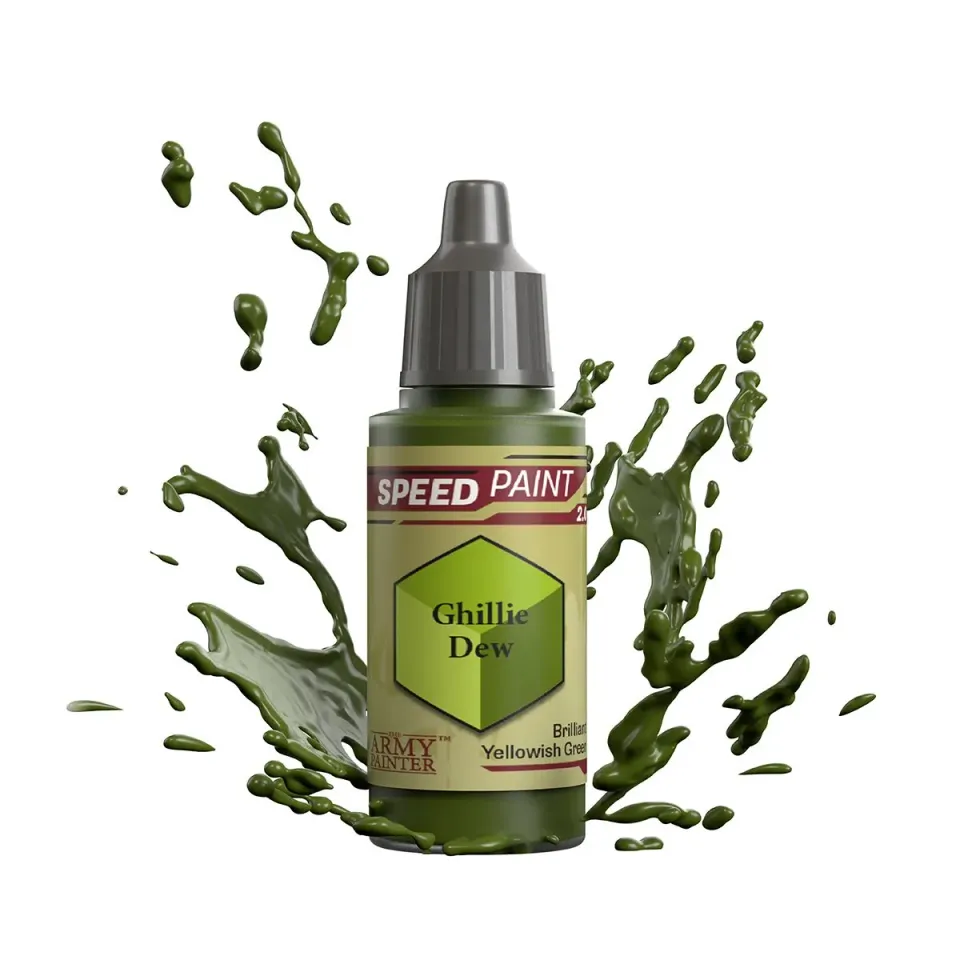 Bolt Action Speedpaint Ghillie Dew peinture verte unie