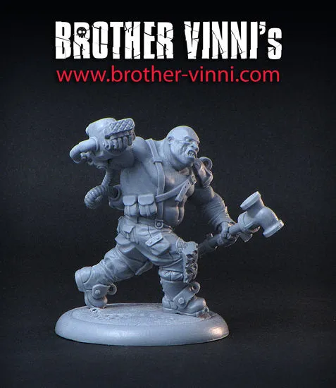 Brother Vinni Ogroid figurine 45mm post-apo résine