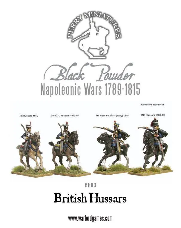 Perry Miniatures British Hussars 1808-1815 figurines 28 mm