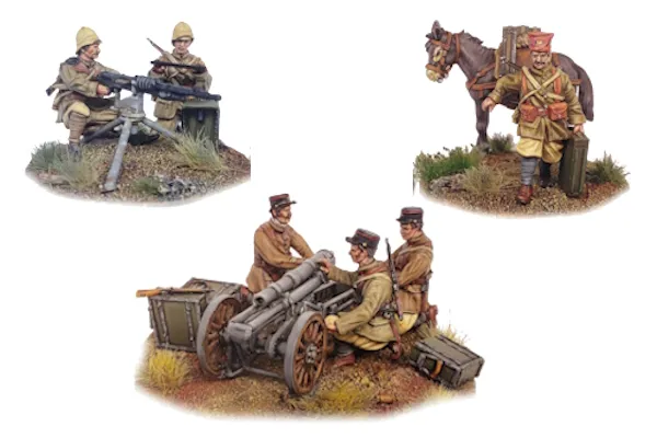 Des Tranchées aux Barricades Capitaine Pisani Hedjaz figurines 28mm résine