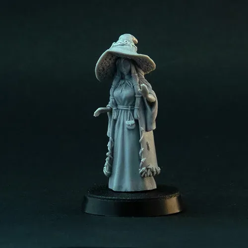 Brother Vinni Witch of Mushrooms figurine en résine 28mm sorcière