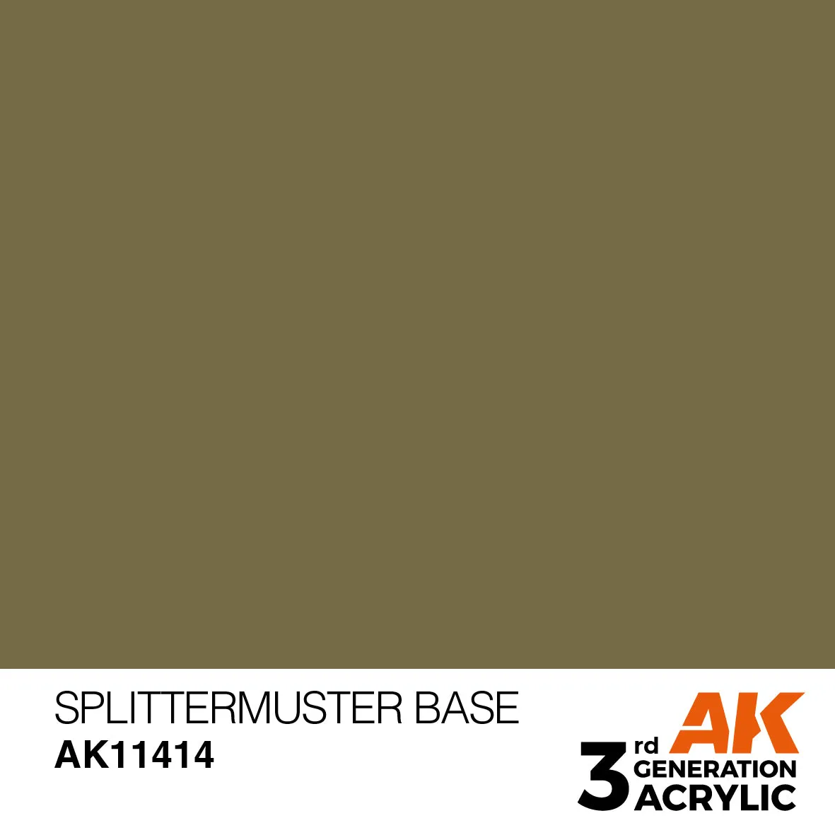AK Interactive 3Gen Splittermuster Base peinture 17 ml vert