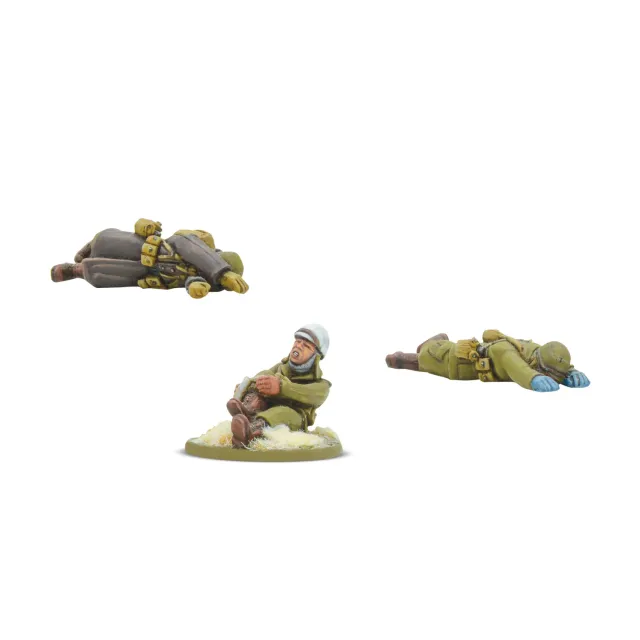 Bolt Action US Army (Winter) Casualties figurines de pertes hiver