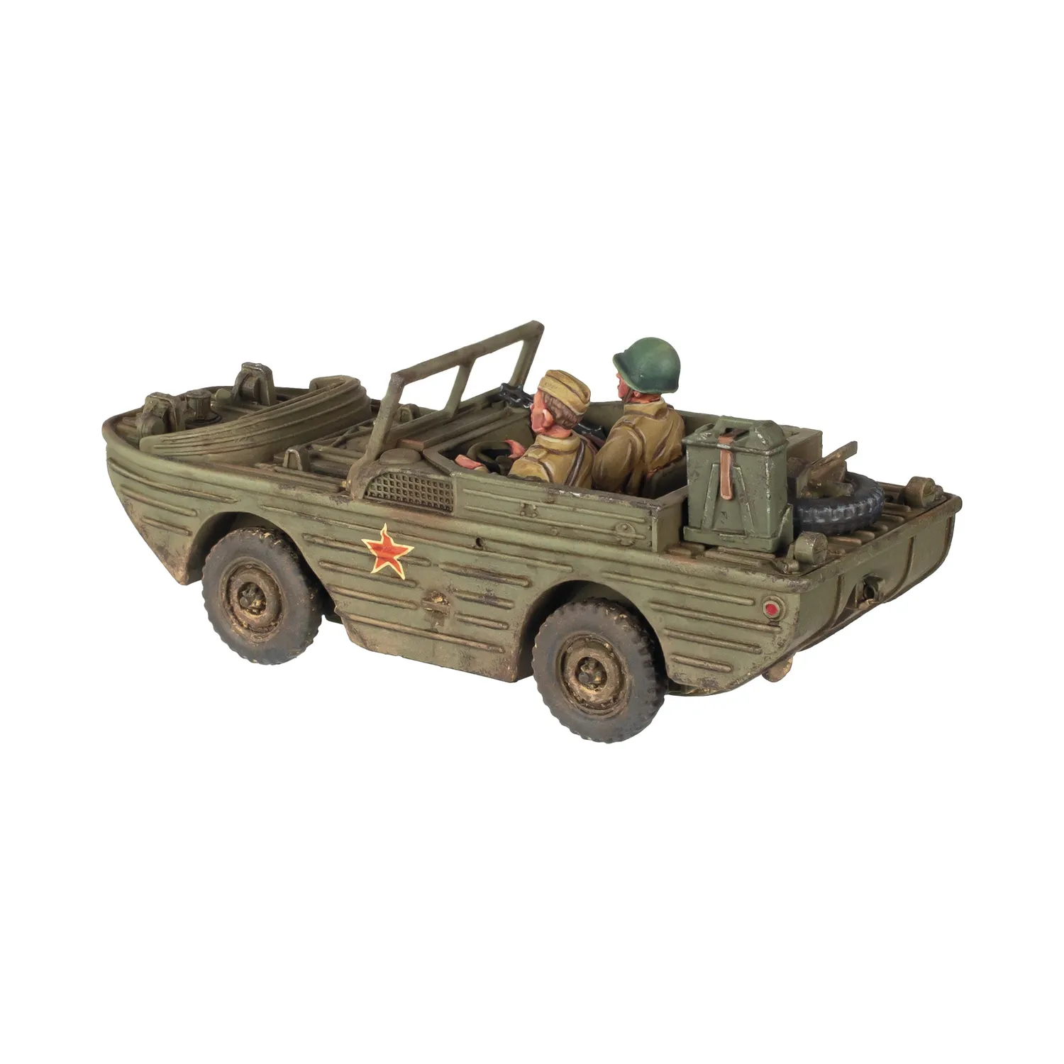 Bolt Action Ford GPA Jeep amphibie figurine soviétique
