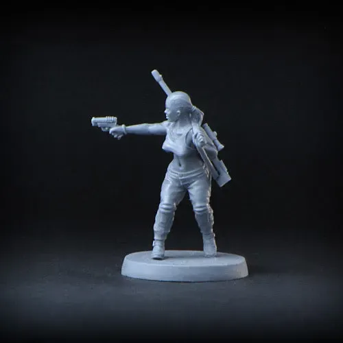 Brother Vinni Silvia figurine résine 28 mm soldat femme
