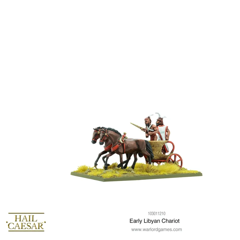 Bolt Action Hail Caesar Early Libyan chariot char antique métal