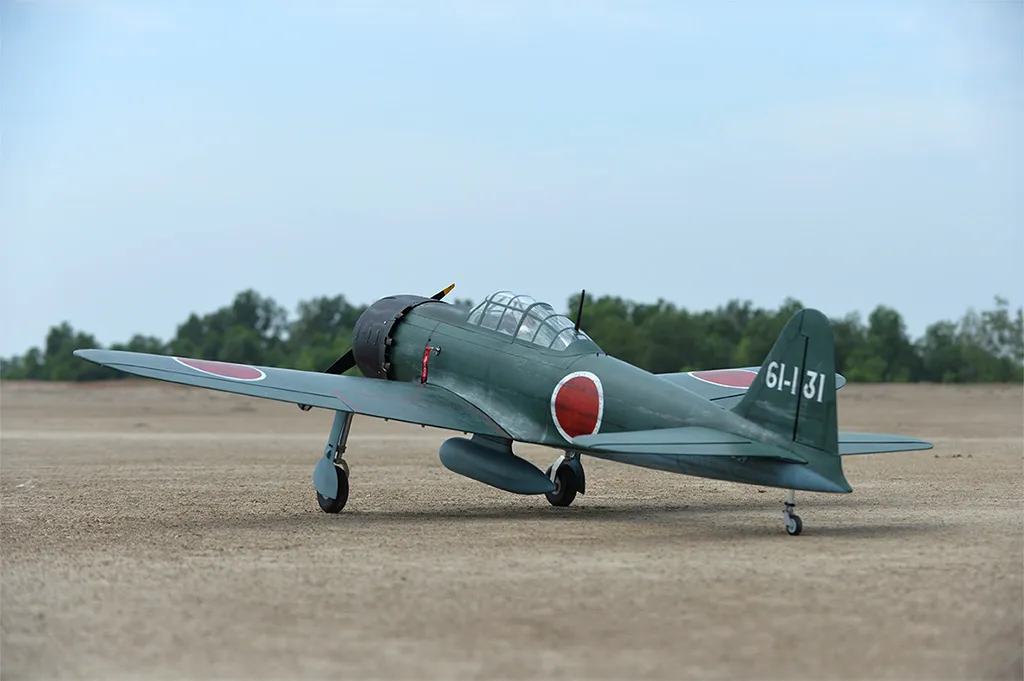 Black Horse Model BH180 Mitsubishi A6M ZERO avion RC ARF 50-60 cc