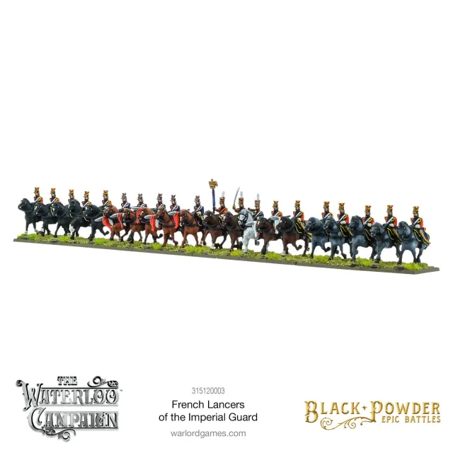 Bolt Action Black Powder Epic Battles Waterloo French Lancers of the Imperial Guard cavalerie