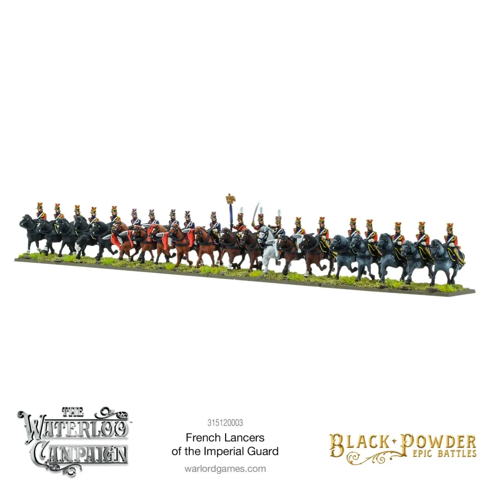 Bolt Action Black Powder Epic Battles Waterloo French Lancers of the Imperial Guard cavalerie