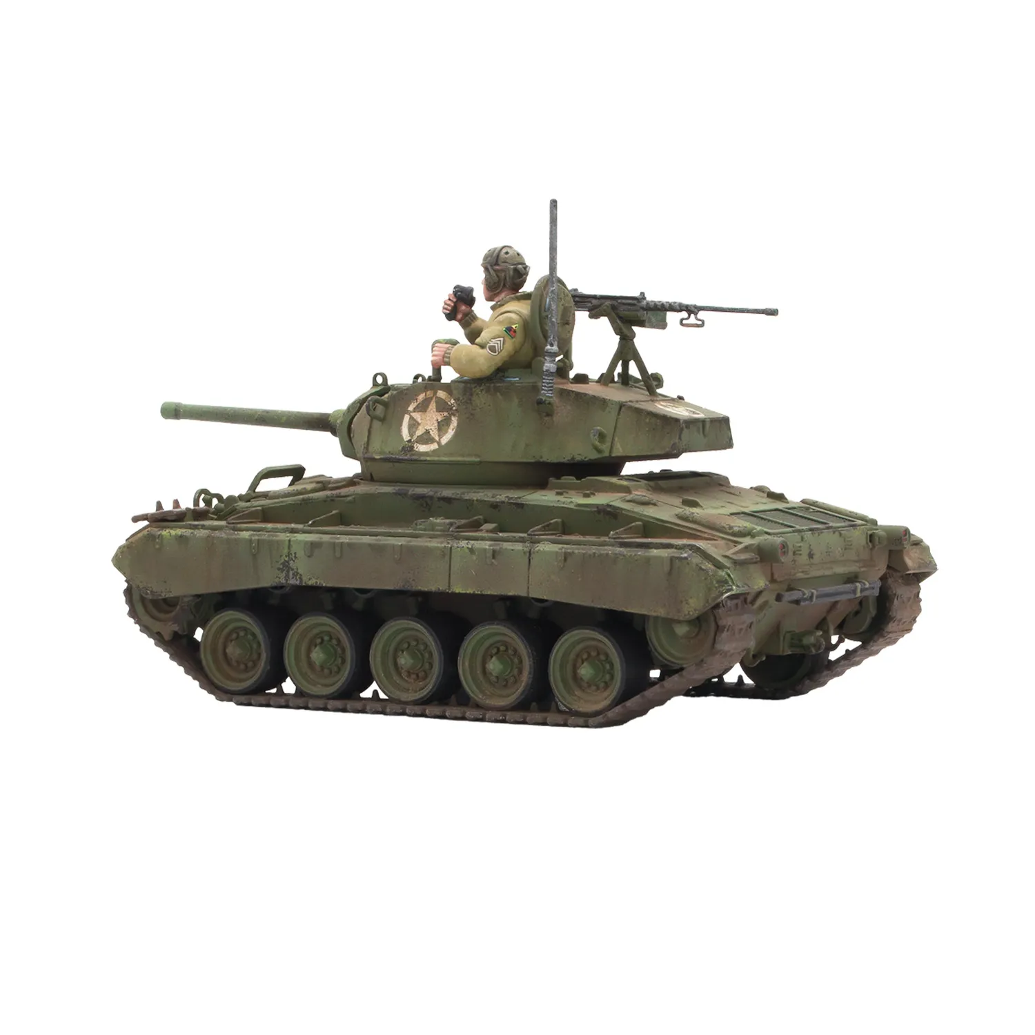 Bolt Action M24 Chaffee Light Tank char plastique