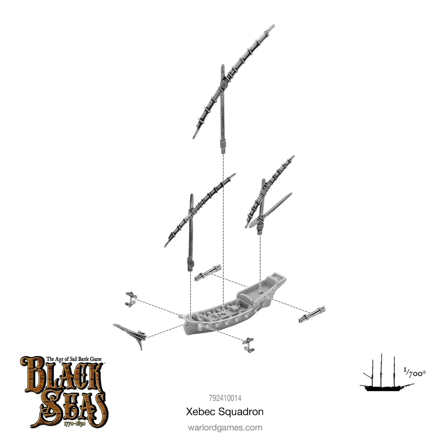 Bolt Action Black Seas Xebec Squadron escadre chebec