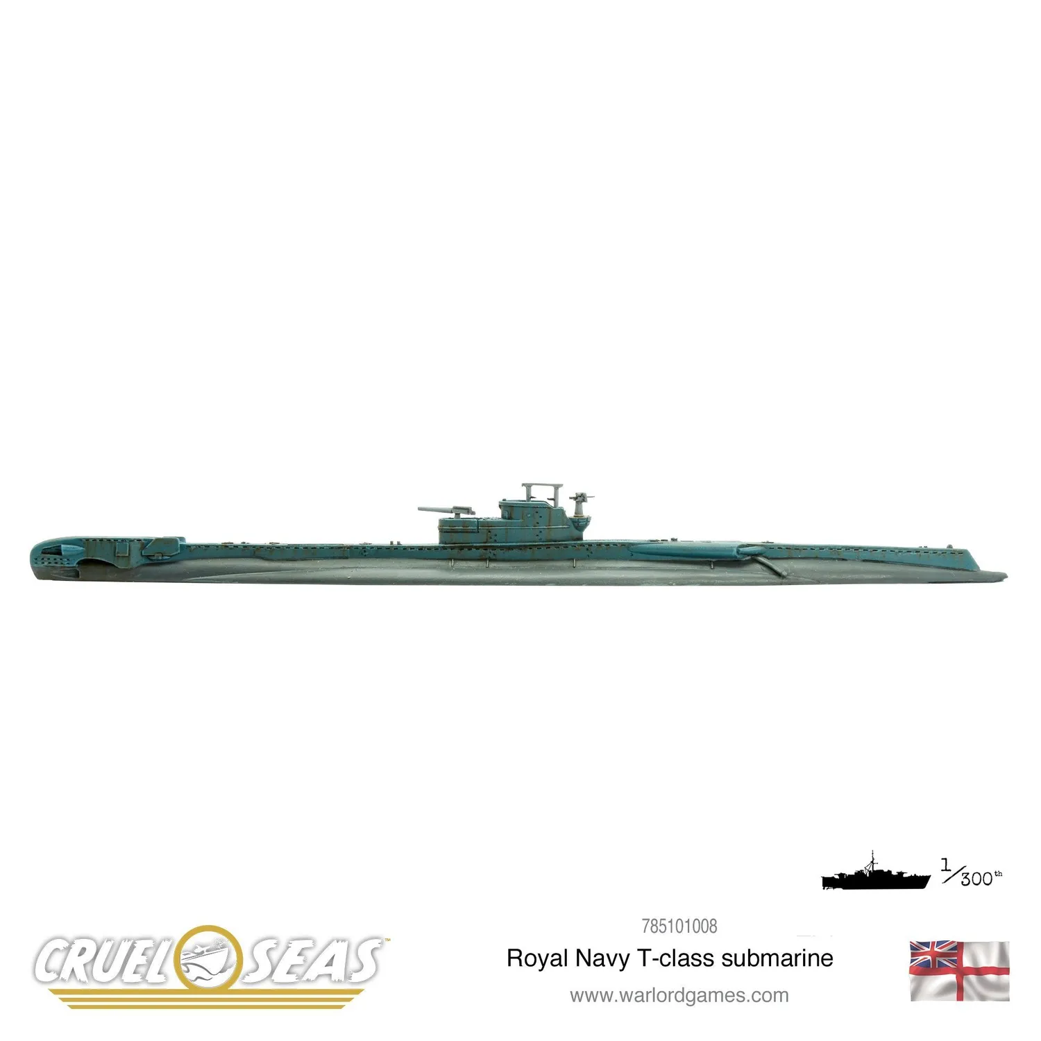 Cruel Seas Royal Navy T-class submarine sous-marin