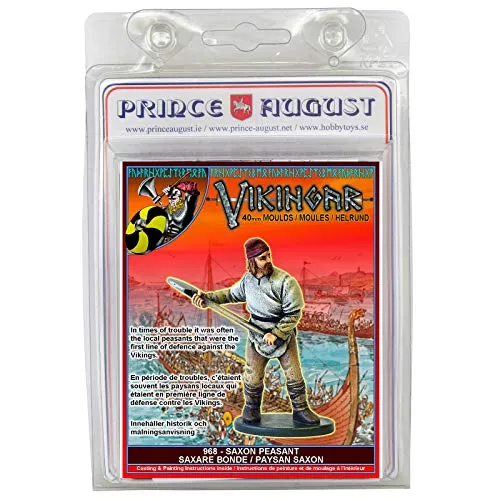 Prince August PA968 moule à figurine Viking 40 mm réutilisable