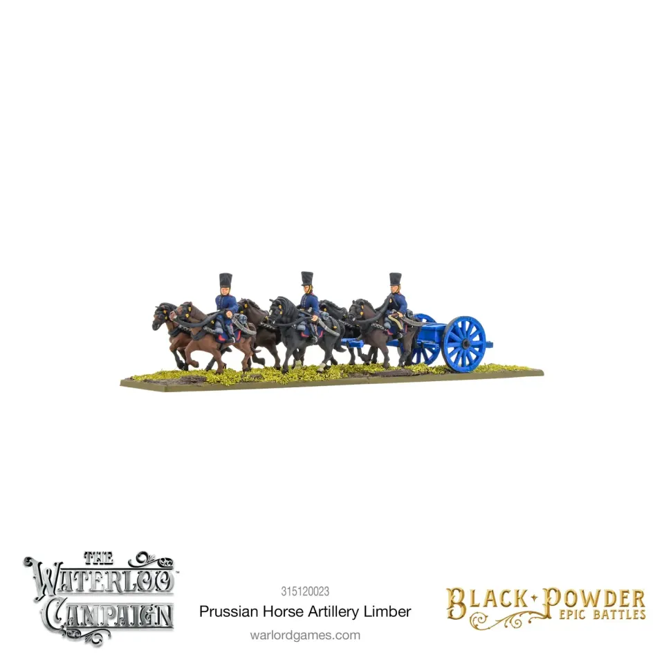 Bolt Action Black Powder Epic Battles Prussian Horse Artillery Limber attelage